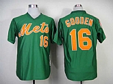New York Mets #16 Dwight Gooden 1985 Mitchell And Ness Throwback Green Pullover Stitched MLB Jersey Sanguo,baseball caps,new era cap wholesale,wholesale hats